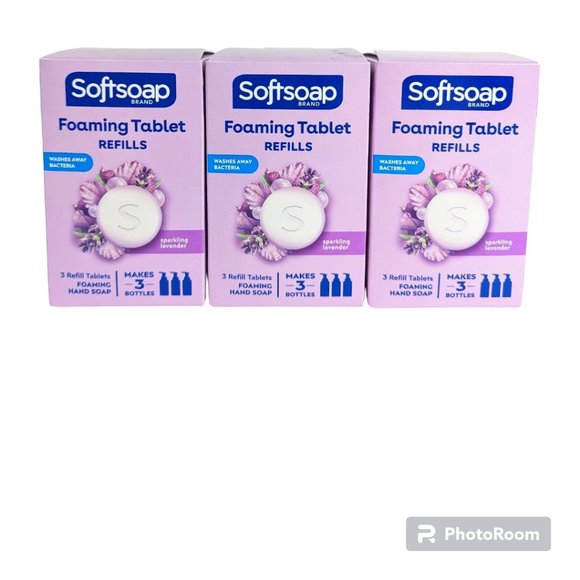 13 Softsoap Foaming Tablet Refills Hand Soap Sparkling Lavender (39 8oz bottles) - Picture 1 of 4